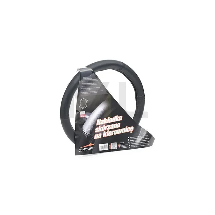 CARPASSION 10061 Steering wheel cover Ø 37-39cm, Leather