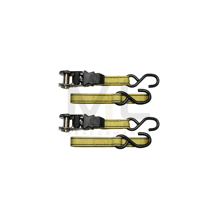 CARPOINT 0923255 Tie down straps Black, Yellow, 5 m, 25 mm, 200 kg