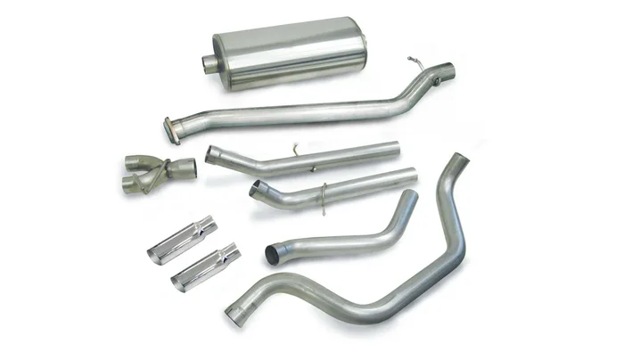 Corsa Performance 3.0in. Cat-Back Sport Dual Rear Exit Exhaust 4.0in. Slash Cut Polished Tips 99-06 Silverado/Sierra 1500 4.8L/5.3L V8 – 24273