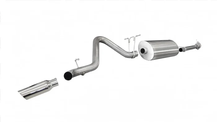 Corsa Performance 3.0in. Cat-Back Sport Single Side Exit Exhaust 4.0in. Slash Cut Polished Tip 11-14 Silverado/Sierra 2500 6.0L V8 153.7in. – 24794