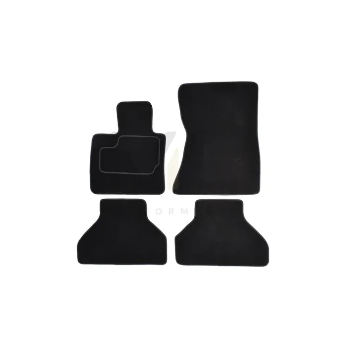 CUSTOPOL Tailored BM265C Floor mat set for BMW X5 (E70) Textile, Front and Rear, Quantity 4, Black