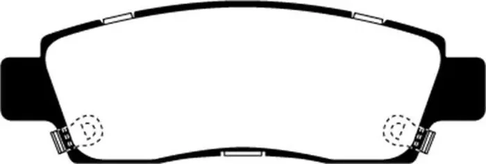 EBC 07+ Buick Enclave 3.6 Greenstuff Rear Brake Pads