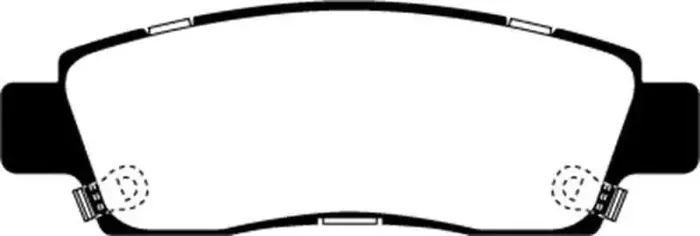EBC 07+ Buick Enclave 3.6 Ultimax2 Rear Brake Pads