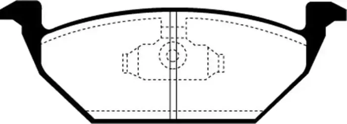 EBC 98-99 Volkswagen Beetle 2.0 Ultimax2 Front Brake Pads