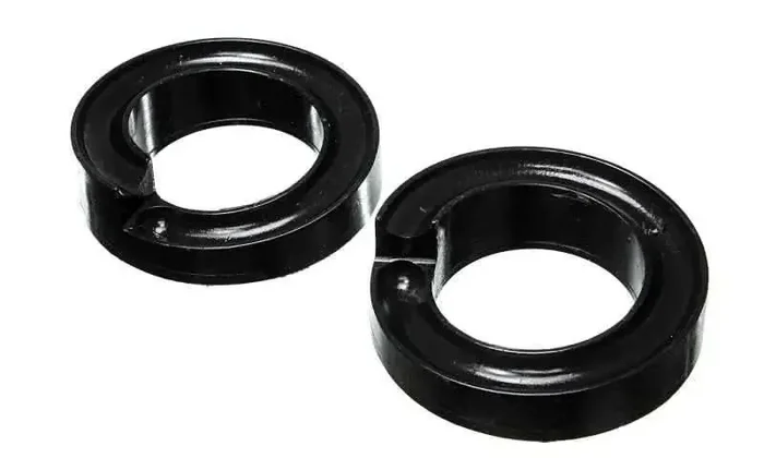 Energy Suspension 2005-07 Ford F-250/F-350 SD 2/4WD Front Coil Spring Isolator Set – Black