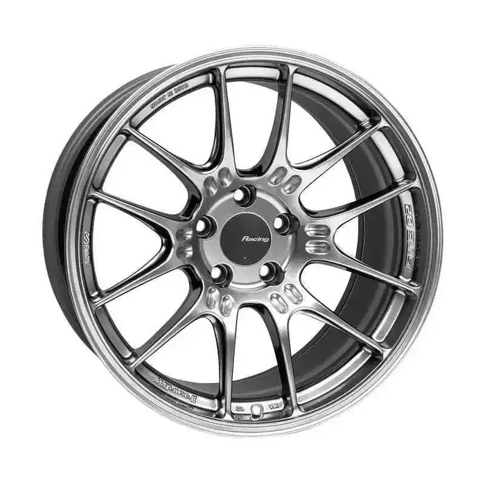 Enkei GTC02 18×9.5 5×114.3 15mm Offset 75mm Bore Hyper Silver Wheel
