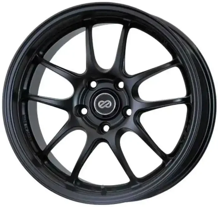 Enkei PF01 18×9 5×114.3 45mm Offset 75mm Bore Matte Black Wheel
