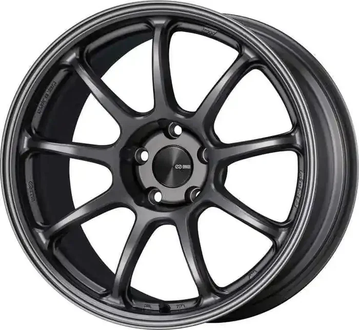 Enkei PF09 18×8.5 5×100 45mm Offset 75mm Bore Dark Silver Wheel