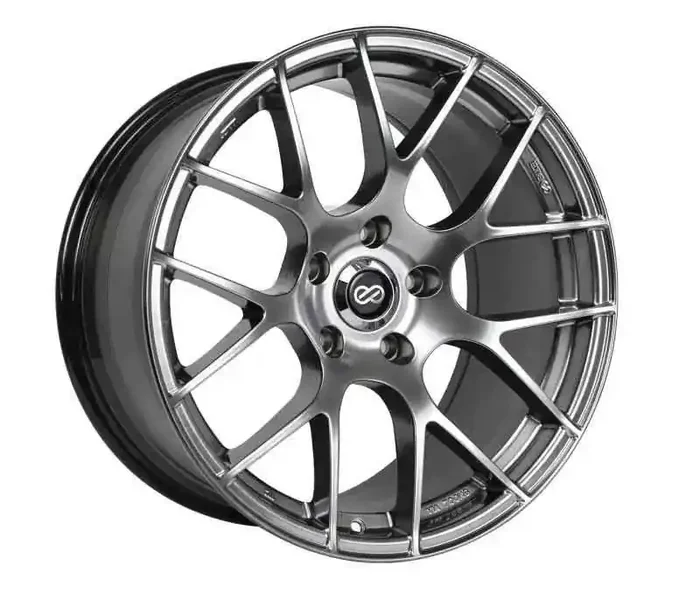 Enkei Raijin 19×8.5 35mm Offset 5×114.3 Bolt Pattern 72.6 Hub Bore Hyper Silver Wheel