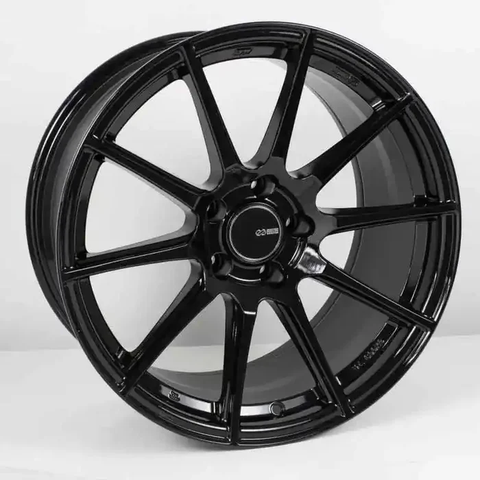 Enkei TS10 18×8.5 5×114.3 35mm Offset 72.6mm Bore Black Wheel