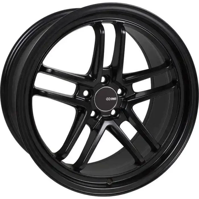 Enkei TSP5 18×8.5 5×114.3 25mm Offset 72.6mm Bore Black Wheel