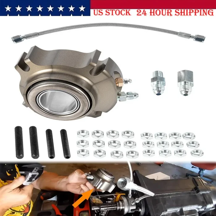 for Chevy Clutch Hydraulic Release Throwout Bearing Kit for Most Chevrolet GMC