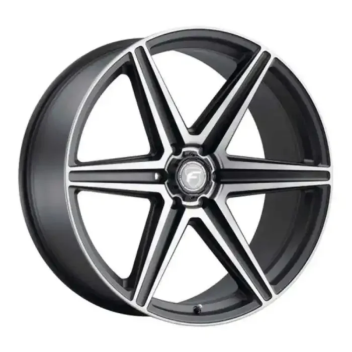 Forgestar F011 24X10 X6 6X139.7 ET25 BS6.5 Satin Black 106.1