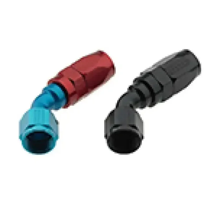 Fragola -12AN x 45 Degree Pro-Flow Hose End – Black