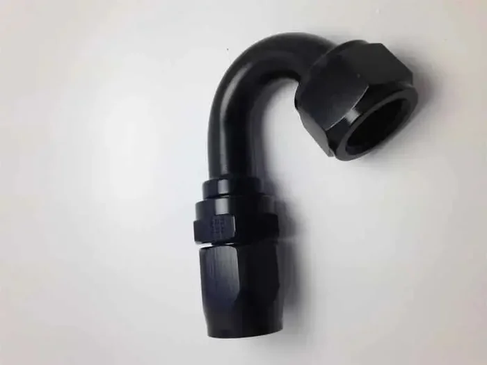 Fragola -6AN x 150 Degree Pro-Flow Hose End – Black