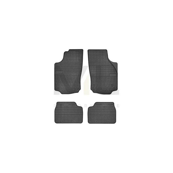 FROGUM 07051 Floor mat set for OPEL Corsa ﾐ｡ Van (X01) Elastomer, Front and Rear, Quantity 4, Black