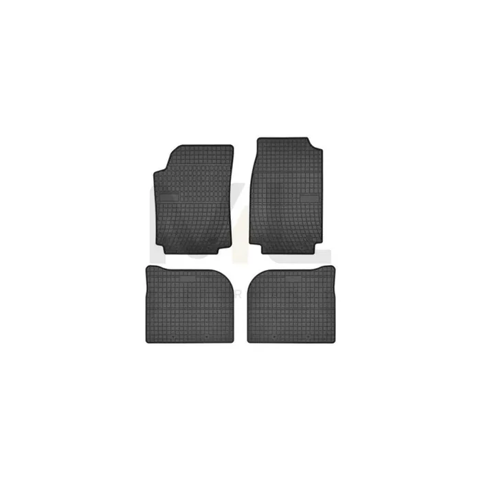 FROGUM 0731 Floor mat set Elastomer, Front and Rear, Quantity 4, Black