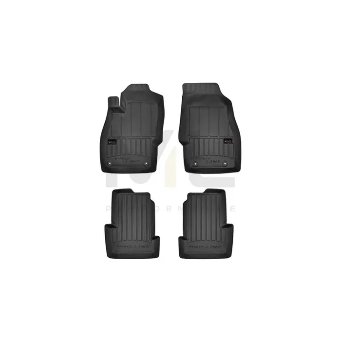 FROGUM 3D407169 Floor mat set for OPEL CORSA Elastomer, Front and Rear, Quantity 4, Black
