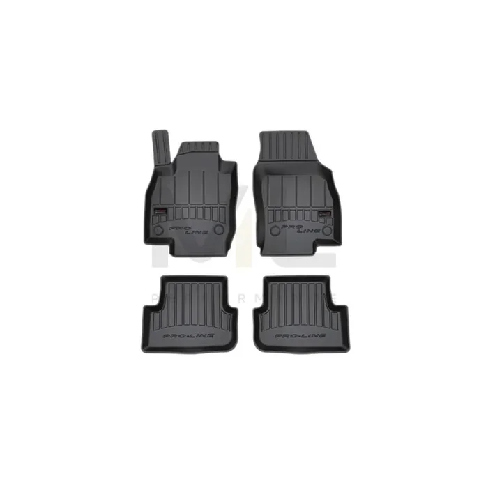 FROGUM 3D407589 Floor mat set for SEAT Ibiza V (KJ1) Elastomer, Front and Rear, Quantity 4, Black