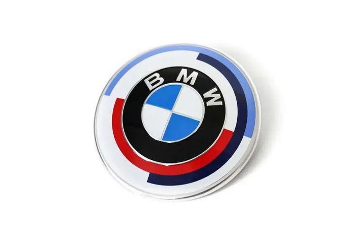 Genuine BMW 51148087191 F91 F92 G14 G15 82mm 50th Anniversary Front Hood Emblem (Inc. 840d, 840i, M850iX & M8)