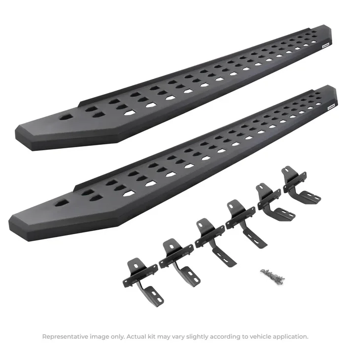 Go Rhino – RB20 Running Boards w/Mounts – Text. Black – F-250/F-350 Super Duty Ext. Cab – 69417680PC