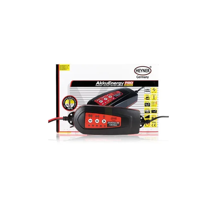 HEYNER AkkuEnergy Pro 927080 Battery Charger portable, trickle charger, 3.5-1A, 12V, 110Ah