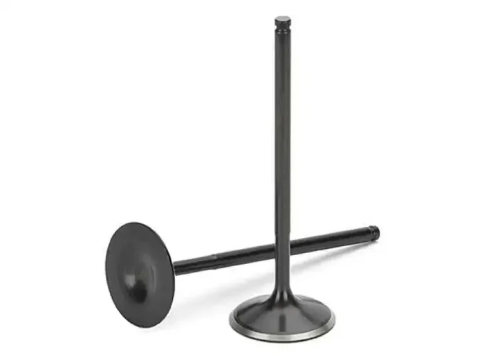 Honda H22 Exhaust valve 30.00×5.45×106.45mm / Tip 1.9mm/ SS/ Blk. Nitrided/ stock size- Set of 8