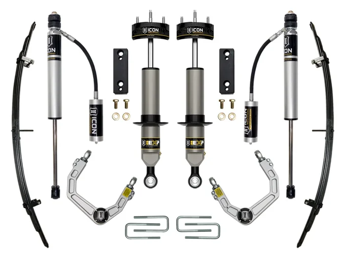 ICON 05-22 Tacoma 0-2″ Stage 3 EXP Suspension System, Billet – K53222