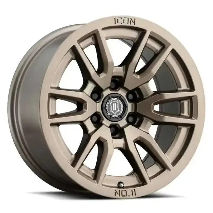 ICON Vector 6 17×8.5 6×5.5 25mm Offset 5.75in BS 93.1mm Bore Bronze Wheel