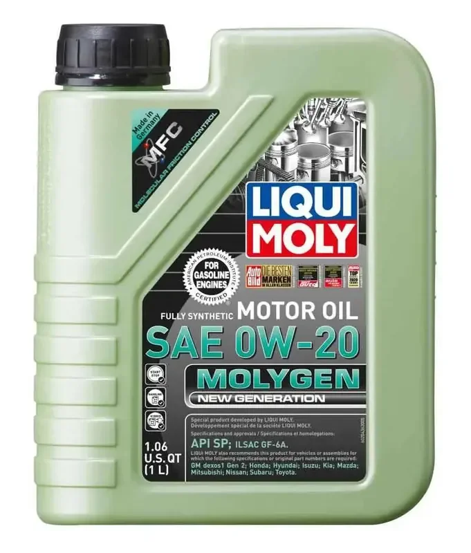 LIQUI MOLY 1L Molygen New Generation 0W20 – Case of 6