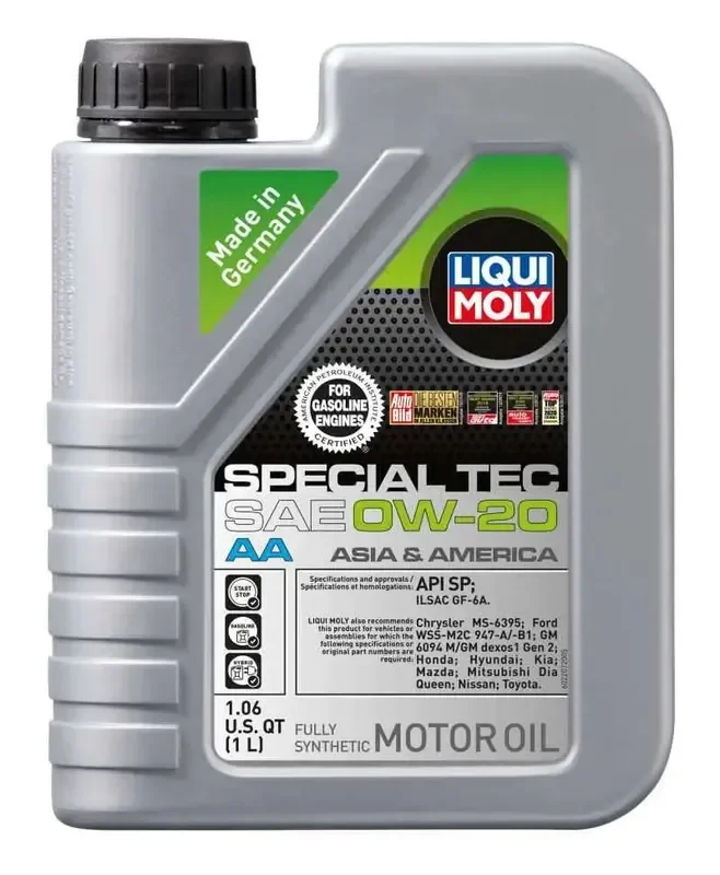 LIQUI MOLY 1L Special Tec AA Motor Oil 0W20 – Case of 6