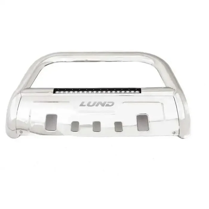 Lund 05-15 Toyota Tacoma Bull Bar w/Light & Wiring – Polished