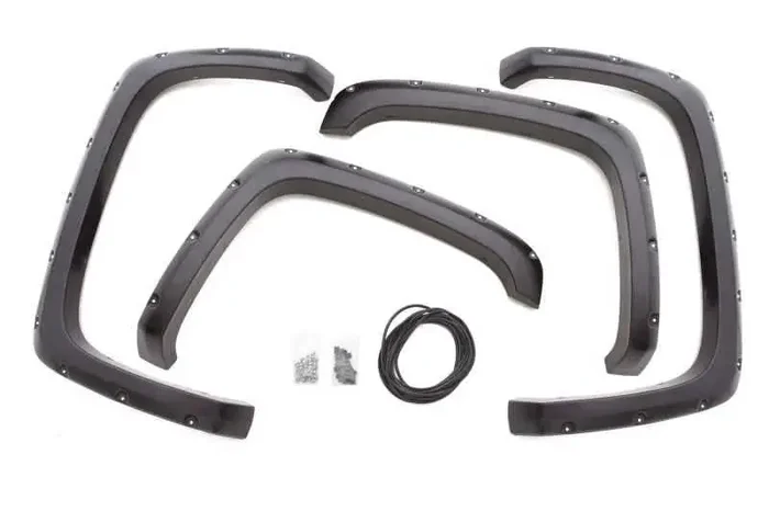 Lund 15-17 Chevy Colorado RX-Rivet Style Smooth Elite Series Fender Flares – Black (4 Pc.)
