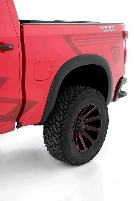 Lund 2019 Chevy Silverado 1500 SX-Sport Smooth Elite Series Rear Fender Flares – Black (2 Pc.)