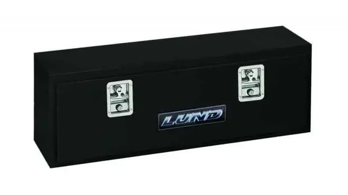 Lund Universal Steel Top Mount Storage Box – Black