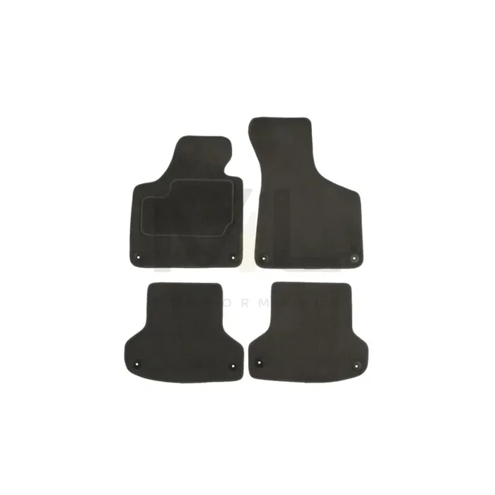 MAMMOOTH A041 AUD75 PRM 02 Floor mat set for AUDI A3 Hatchback (8P1) Textile, Front and Rear, Quantity 4, Grey