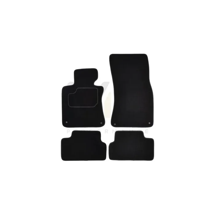 MAMMOOTH A041 BM205 PRM 01 Floor mat set for BMW 6 Coupe (E63) Textile, Front and Rear, Quantity 4, Black