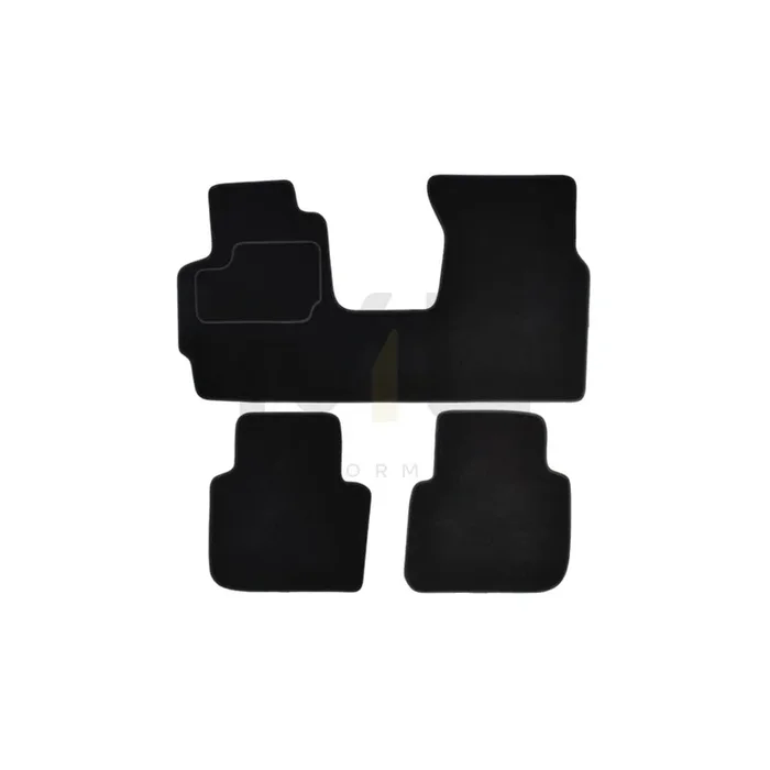 MAMMOOTH A041 HON130 PRM 01 Floor mat set for HONDA CR-V I (RD) Textile, Front and Rear, Black