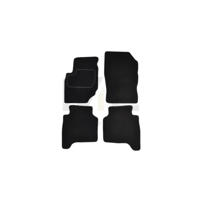 MAMMOOTH A041 HYU210 PRM 01 Floor mat set for HYUNDAI Terracan (HP) Textile, Front and Rear, Quantity 4, Black