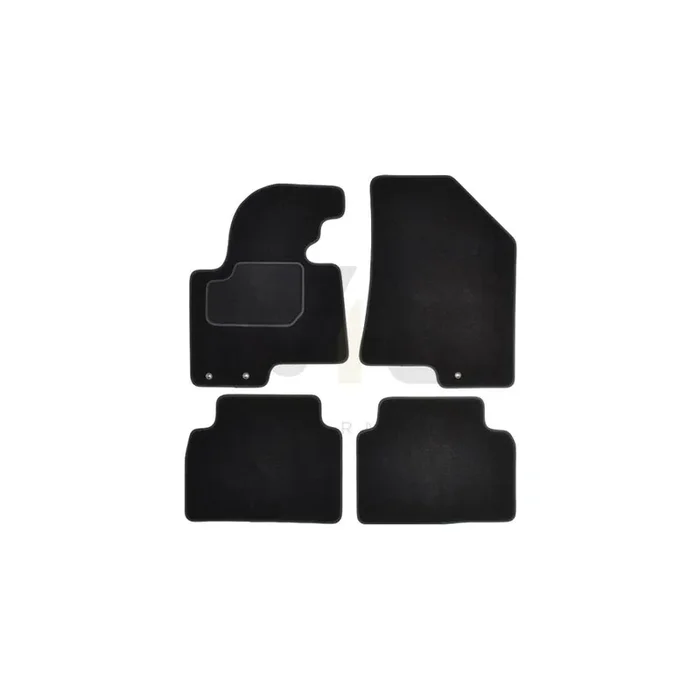 MAMMOOTH A041 KIA200 PRM 01 Floor mat set for KIA Sportage III (SL) Textile, Front and Rear, Quantity 4, Black