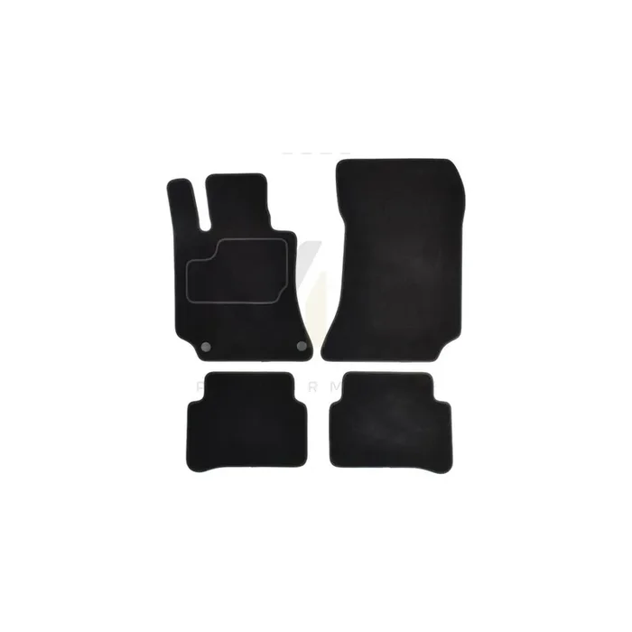 MAMMOOTH A041 MER195 PRM 01 Floor mat set suitable for MERCEDES-BENZ E-Class Saloon (W212) Textile, Front and Rear, Quantity 4, Black