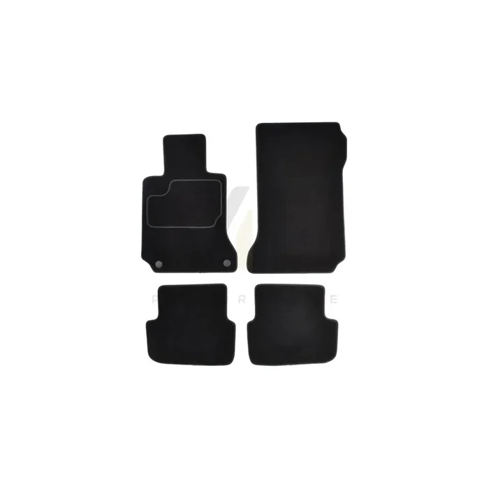 MAMMOOTH A041 MER200 PRM 01 Floor mat set suitable for MERCEDES-BENZ E-Class Coupe (C207) Textile, Front and Rear, Quantity 4, Black