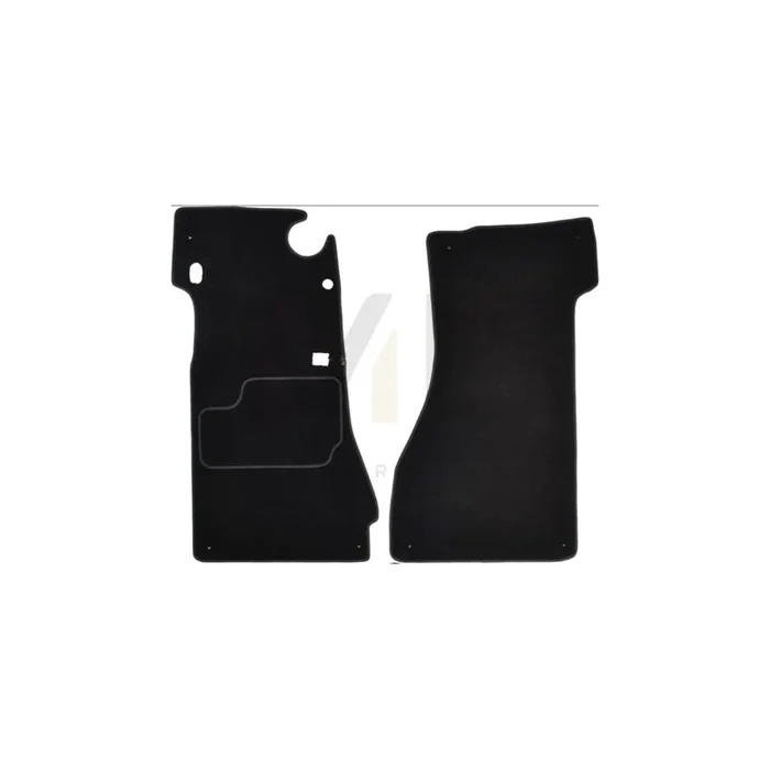 MAMMOOTH A041 MER360 PRM 01 Floor mat set Textile, Front, Quantity 2, Black