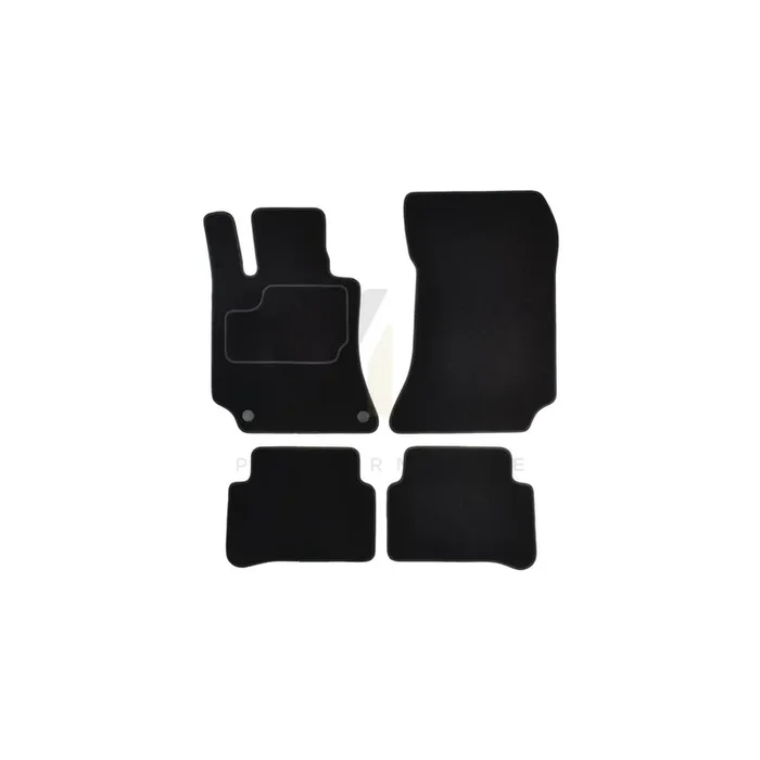 MAMMOOTH A041 MER95 PRM 01 Floor mat set suitable for MERCEDES-BENZ CLS Coupe (C219) Textile, Front and Rear, Quantity 4, Black