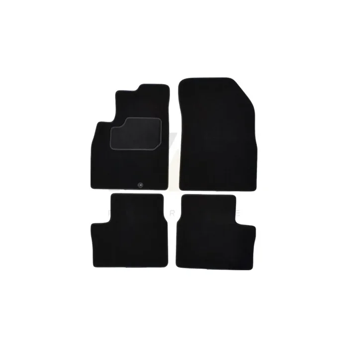 MAMMOOTH A041 NIS90 PRM 01 Floor mat set for NISSAN Micra IV Hatchback (K13) Textile, Front and Rear, Quantity 4, Black