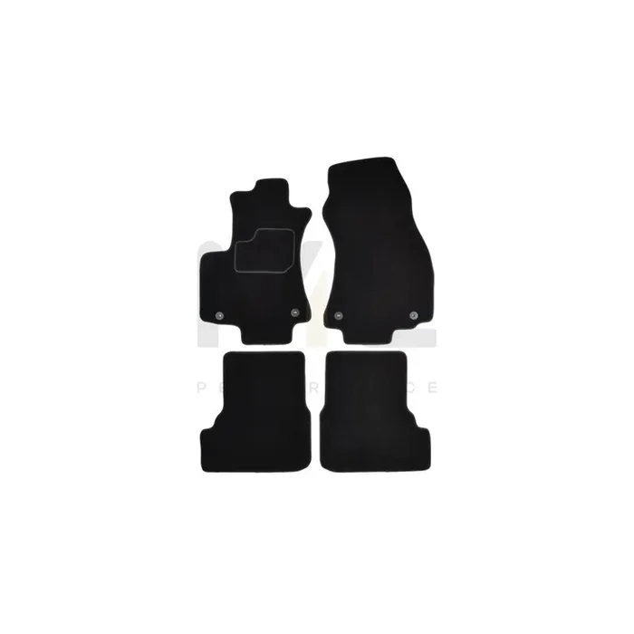 MAMMOOTH A041 OPL330 PRM 01 Floor mat set for OPEL Zafira B (A05) Textile, Front and Rear, Quantity 4, Black