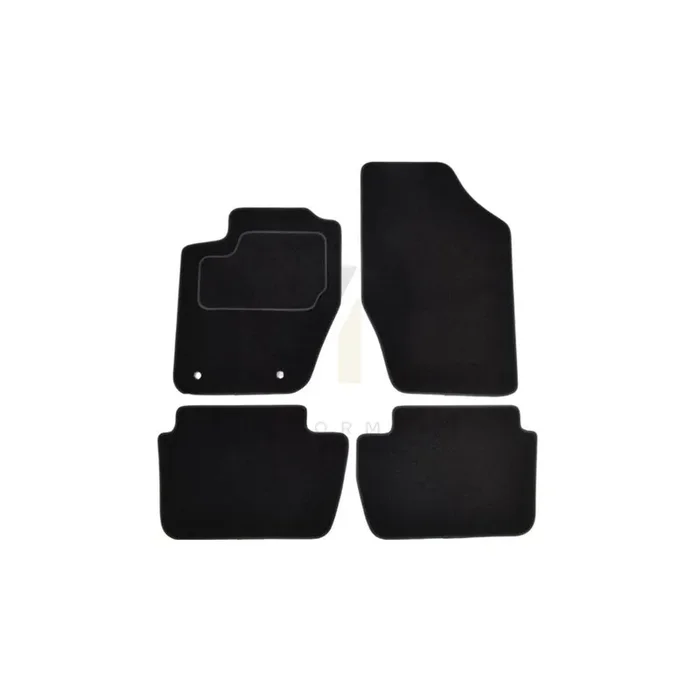 MAMMOOTH A041 PGT135 PRM 01 Floor mat set for PEUGEOT 307 Hatchback (3A/C) Textile, Front and Rear, Quantity 4, Black