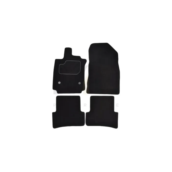MAMMOOTH A041 RNT135 PRM 01 Floor mat set for RENAULT Clio IV Hatchback (BH) Textile, Front and Rear, Quantity 4, Black