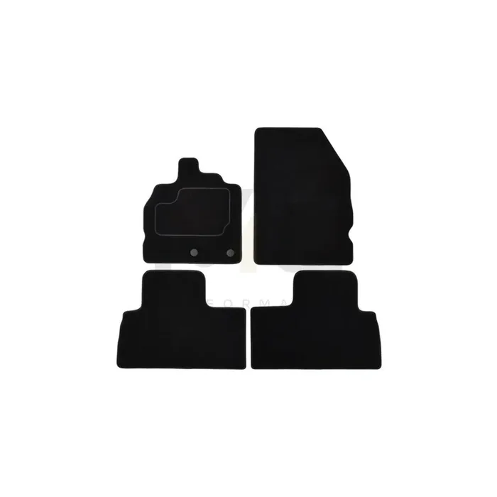 MAMMOOTH A041 RNT435 PRM 01 Floor mat set for RENAULT Grand Scﾃｩnic III (JZ) Textile, Front and Rear, Quantity 4, Black
