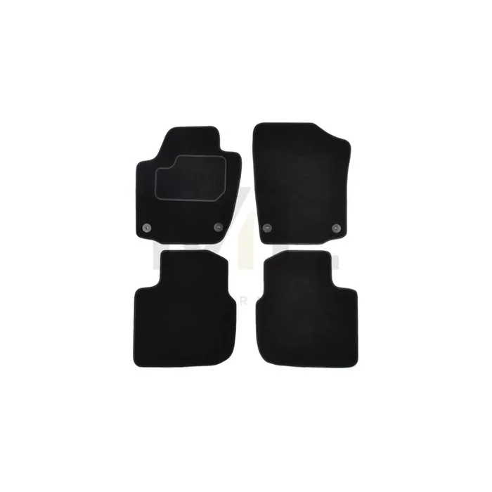 MAMMOOTH A041 SKO90 PRM 01 Floor mat set for SKODA RAPID Textile, Front and Rear, Quantity 4, Black